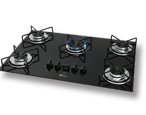 36360 – Cooktop a Gás 5 Bocas Fit Line Trempe Esmaltada Aramado