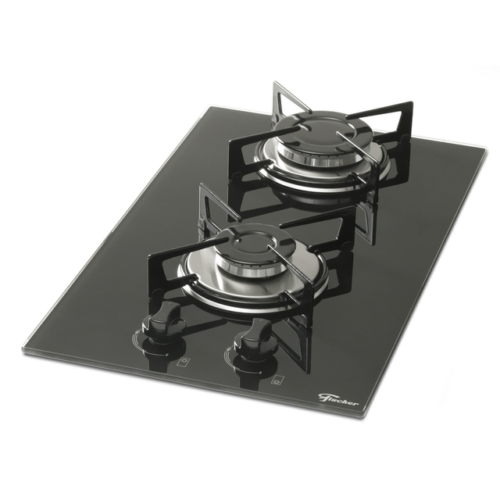 7726 –  Fogão Cooktop Fischer 2Q Gás Mesa Vidro