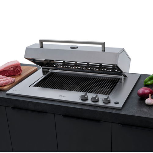 31200 – Churrasqueira a Gás Cooktop Fischer Ranch com Tampa Bivolt