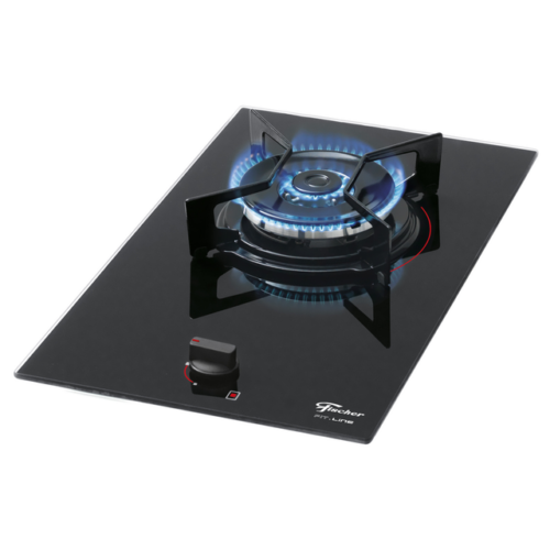 27184 – Fogão Cooktop Fischer 1Q TC Fit Line Gás Mesa Vidro