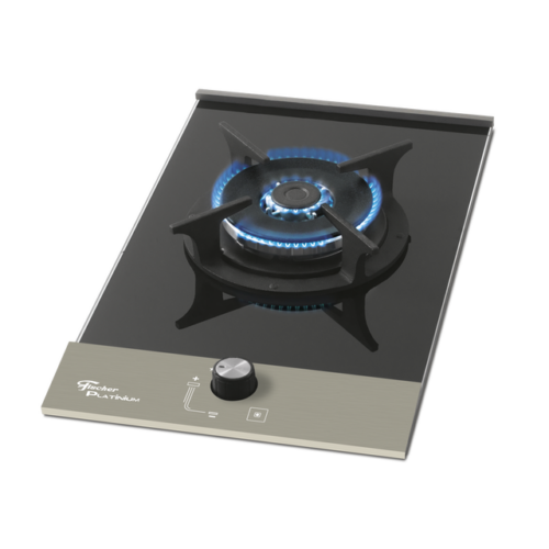 27348 – Fogão Cooktop Fischer 1Q Platinium TC Gás Mesa Vidro