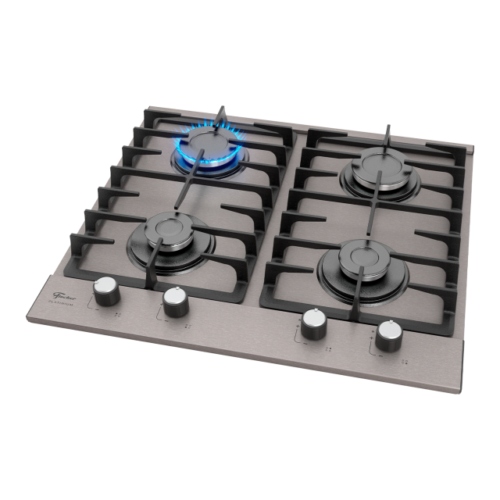 38430 – Cooktop a Gás Fischer 4 Bocas Platinium Prime Bivolt